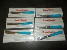 stock 6 pz Coltello Spalmino NonnoNanni Nonno Nanni Azzuro spalma formaggio