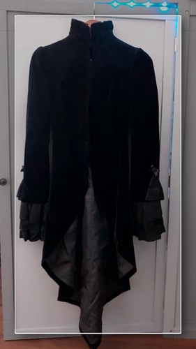 Raro cappotto velluto punk - velluto,