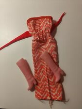 Vestito e stivali di gomma rosa per Barbie Superstar Vintage Anni 70 