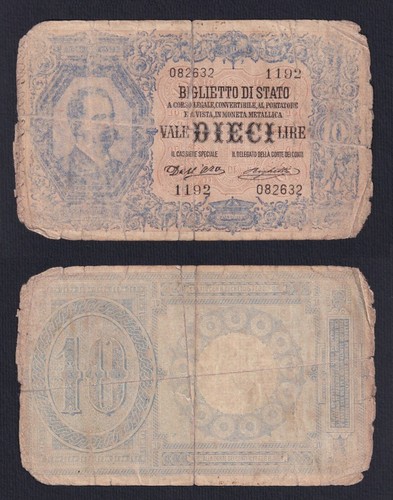 Banconota italia lire - 10,