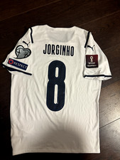 Maglia Italia preparata match worn shirt indossata Jorginho national stock pro