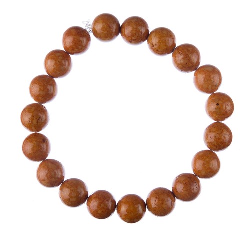 Bracciale legno fossile - legno,