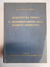 architettura tecnica il proporzionamento degli elementi costruttivi pittini etto