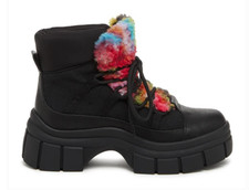 Stivali larghi neri tigre