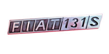 FIAT 131 S SCRITTA STEMMA LOGO
