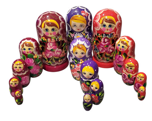 Matrioska fiori 5 - matrioska, "fiori"