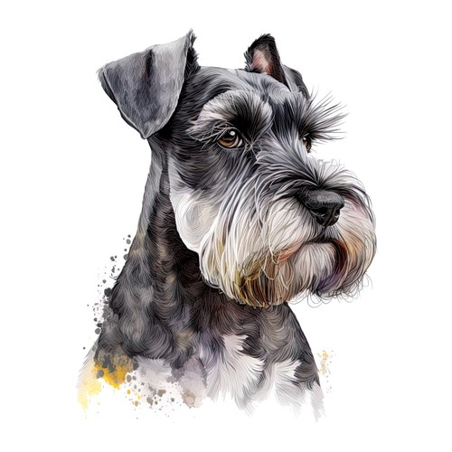 Adesivi auto schnauzer - adesivi,