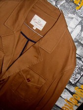 Vintage Capalbio finest cotton safari hunter jacket giacca 70 made in Italy