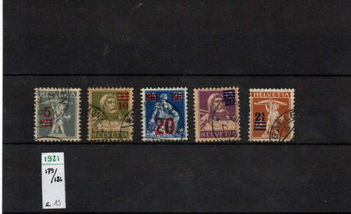 240 helvetia 1921 usati - -,