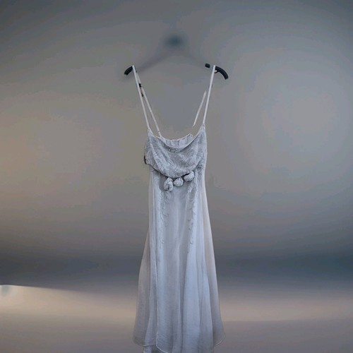 Vestito grigio perla m - grigio,