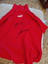 Sottotuta meccanico con autografi Schumacher e Barrichello - Ferrari - F1