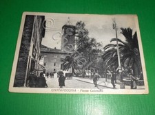 Cartolina Civitavecchia - Piazza Calamatta 1948