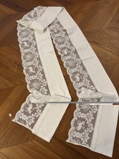ANTICA TOVAGLIA PER ALTARE CON PIZZO FILET