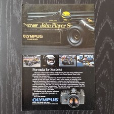 1985 Olympus OM-4 - Original AD Advert Pubblicità Vintage