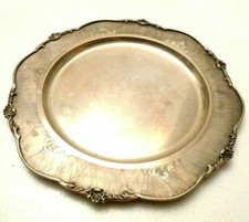 Vassoio piatto in argento 800