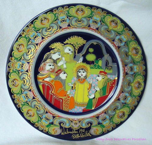 Rosenthal weihnachtsteller - rosenthal,