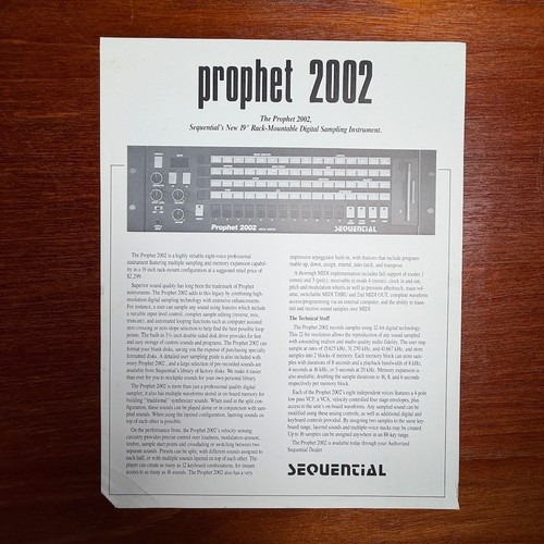 Vintage sequential circuits - vintage,