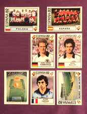 Panini Espana'82 - lotto 7 figurine con Rummenigge