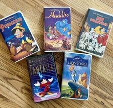 Lot classic disney vhs - of, 5