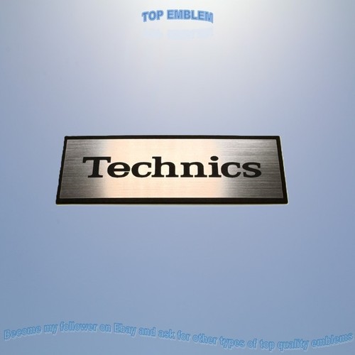 Technics 116x36mm emblema - technics,