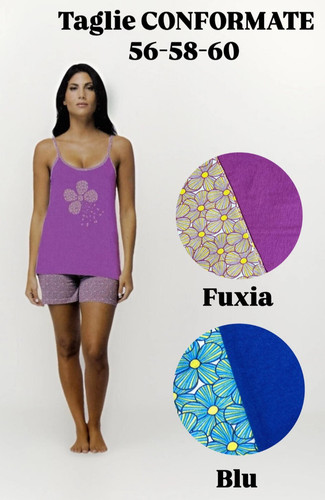 Pigiama donna calibrato taglie - pigiama,