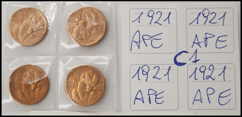 1921 monete regno - 1921,