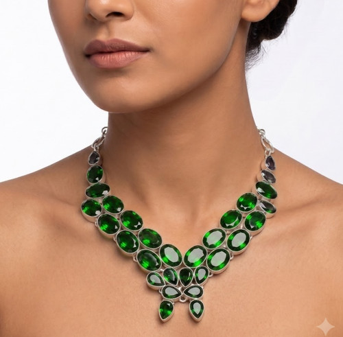 Collana gioiello argento - in,