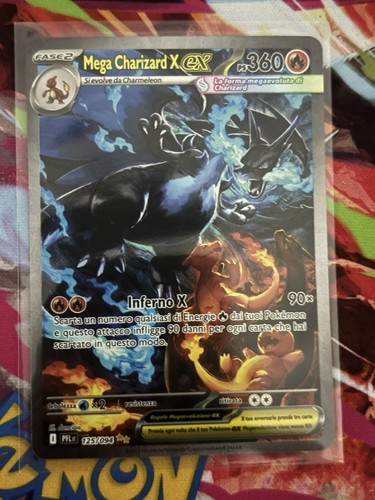 Mega charizard 125 fiamme - ex,