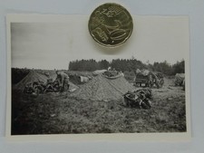 Foto Wehrmacht campo tende in telone
