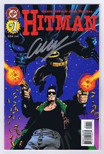 Hitman #1 VF/NM firmato con