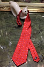 CRAVATTA SARTORIALE IN SETA MARINELLA MADE IN NAPOLI LUNGHEZZA cm. 145 LARGHEZ