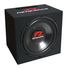 Renegade RXV 1000 Subwoofer in cassa reflex sub box 25 cm 250 W RMS auto RXV1000