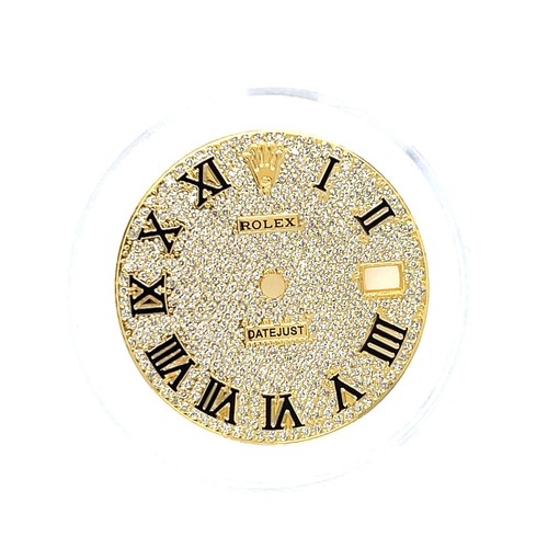 Rolex custom pave full natural - custom,