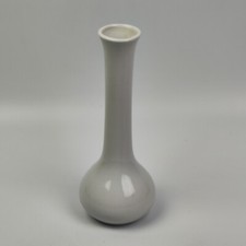 VASO VASETTO SOPRAMMOBILE PORCELLANA CERAMICA BIANCA PORTAFIORI VINTAGE ARREDO