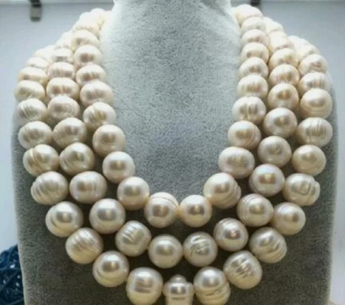 Collana naturale 10mm mare - naturale, 9-10mm