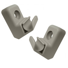 2 Ganci Supporto Aletta Parasole Fiat Panda Punto Idea - Fissaggio Pantina