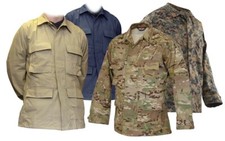 GIACCA DA COMBATTIMENTO BDU USA 4 TASCHE, COLORI SEMPLICI E CAMMO [01153]