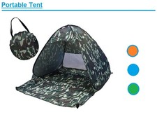 Tenda Rifugio Ventilata Anti UV Istantaneo Pop Up Portatile Spiaggia Pesca Escursionismo 