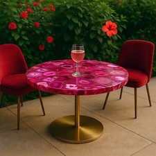 Fatto a Mano Rosa Agata Tavolo