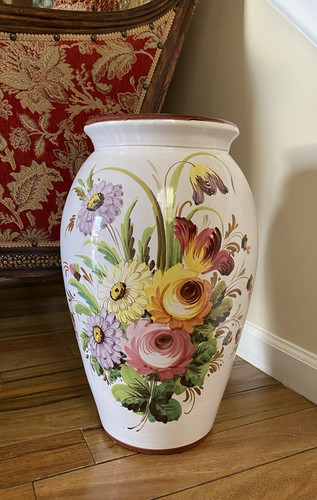 Vaso terra grande dipinto a - vaso, da