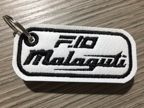 Portachiavi ricamato malaguti - ricamato,