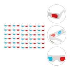 30pz Occhiali 3D Cartone
