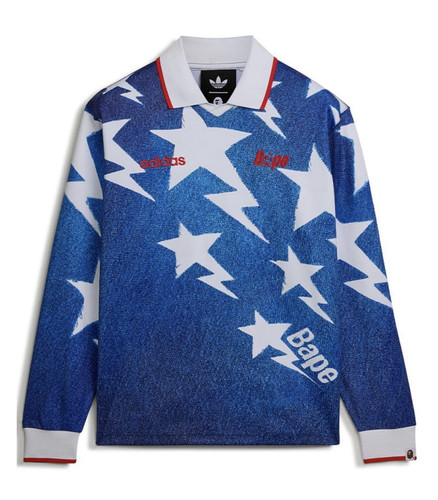 Adidas bape lsl star jersey - x,