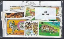 Animali Felini 50 Timbri