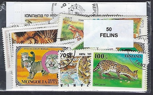 Animali felini timbri - felini,