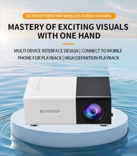 Mini Proiettore LED Portatile 1080P Home Theater Cinema Proiettore HDMI USB TV