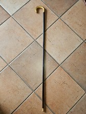 Bastone antico in corno da donna completo di puntale originale