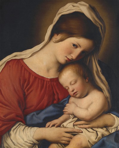 Quadro madonna con bambino del - madonna,