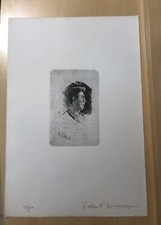 Giovanni FATTORI (Livorno 1825 - Firenze 1908)  Ragazzo  che canta Acquaforte