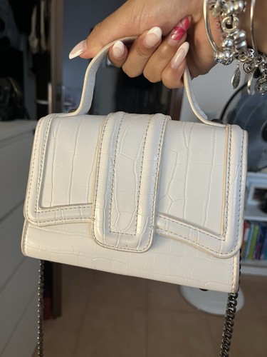 Zara borsa mini bianca